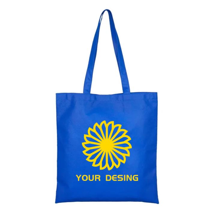 Custom Eye-Catching Non-Woven Polypropylene Tote and Shopping Bag 16"H x 15" W