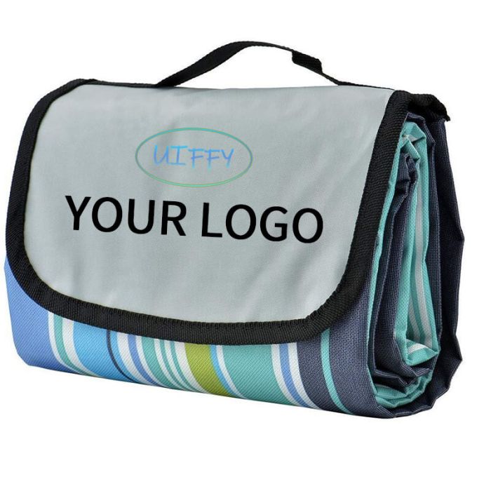 Custom Foldable Waterproof Travel Picnic Blanket for Outdoor Travel Beach Lawn Park