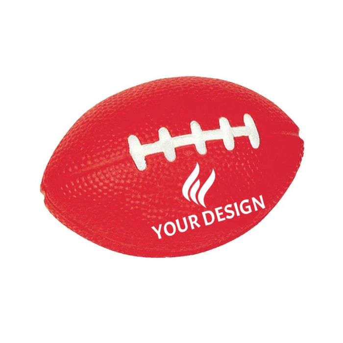 Custom Football Stress Relievers and Squishy Polyurethane Promotional Toys