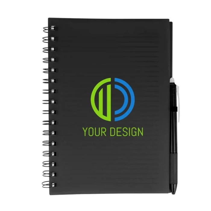 Custom Full-Color Imprint 60-Page Spiral Notebook with Erasable Pen