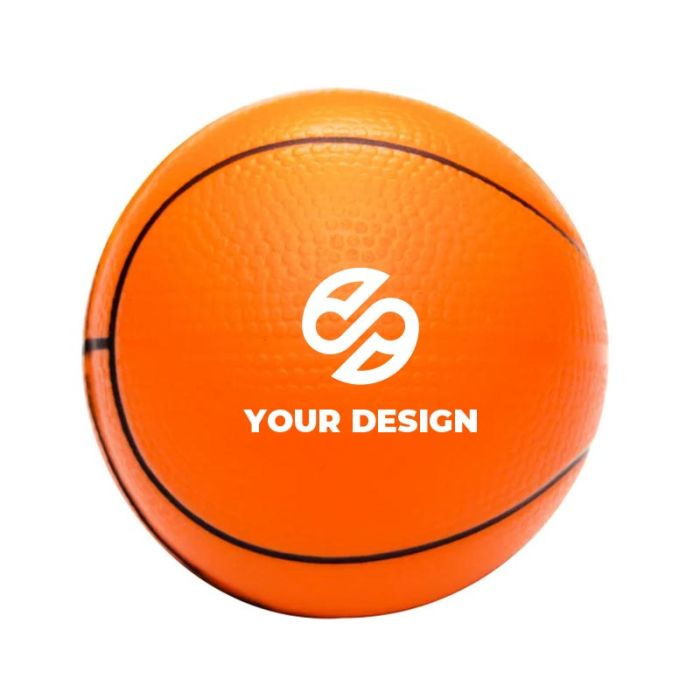 Custom Full-Color Print Basketball Stress Balls Perfect for Events and Promotions