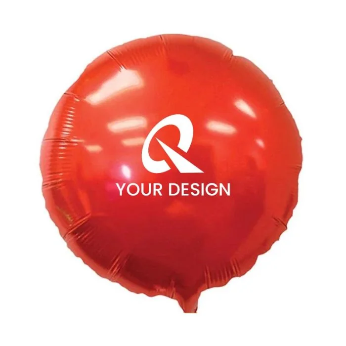 Custom Full-Color Printing Round Foil Balloons 17" Diameter