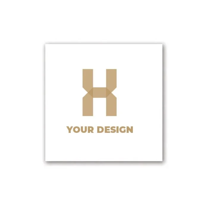 Custom Full-Color Square Poly Lapel Pins with Military Clutch Back