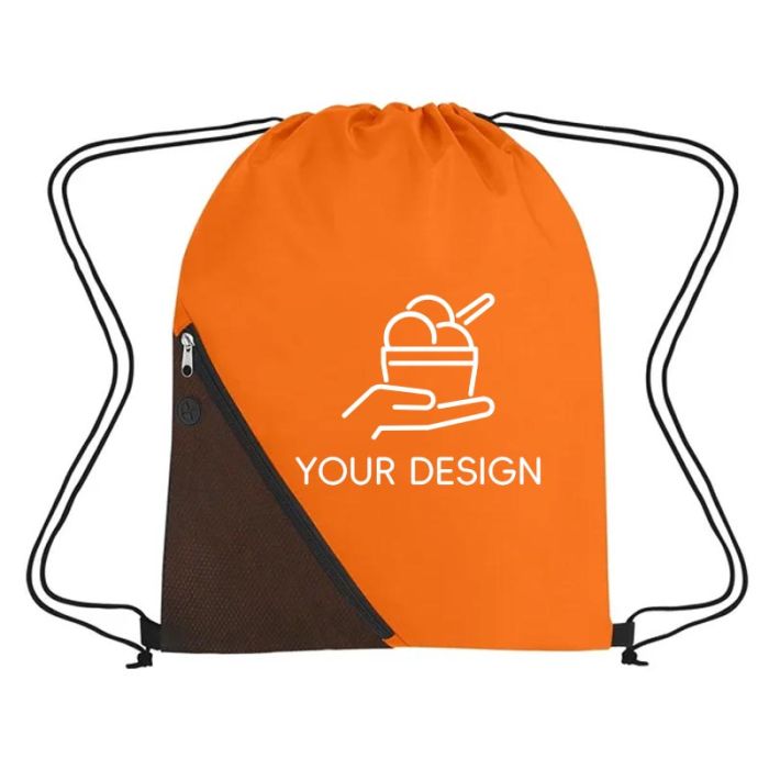 Custom Functional Sports Pack with Mesh Pocket & Earbud Slot 18"H x 13.5" W 