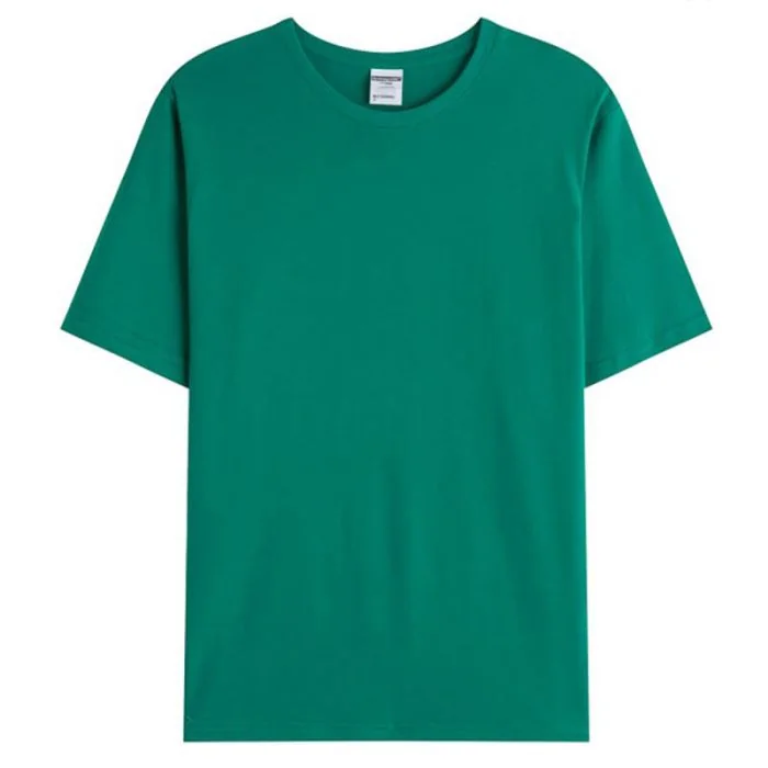 Custom Classic Fit Cotton Unisex Short Sleeve Crewneck T-Shirt Workout Top Round Neck Tee Shirt