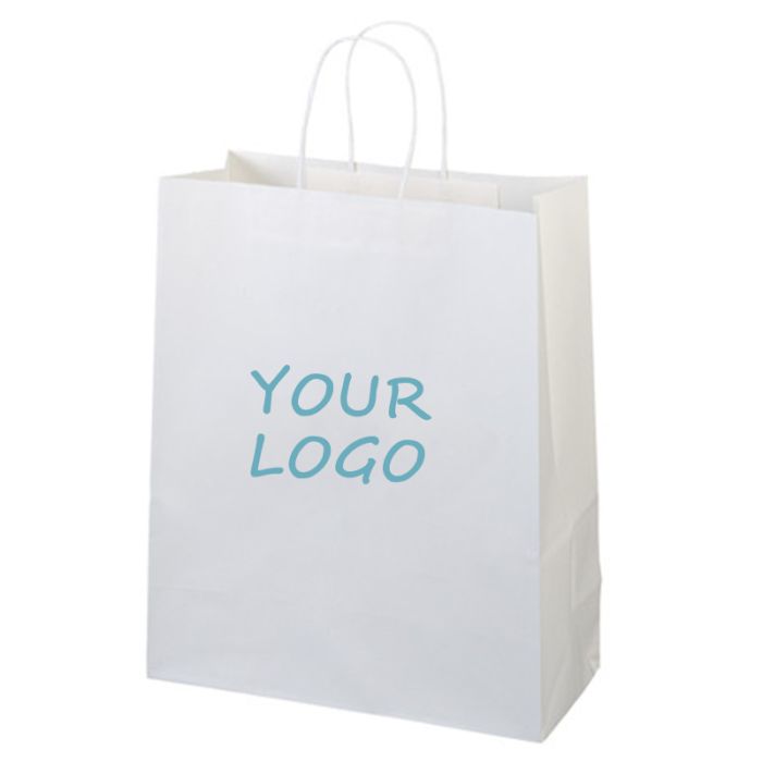 Custom Grocery Gift Bags Kraft Paper Bag Shopping Retail Tote