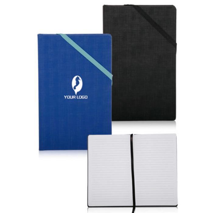 Custom Hardcover Journals with Corner Band Office School Travel Notebook