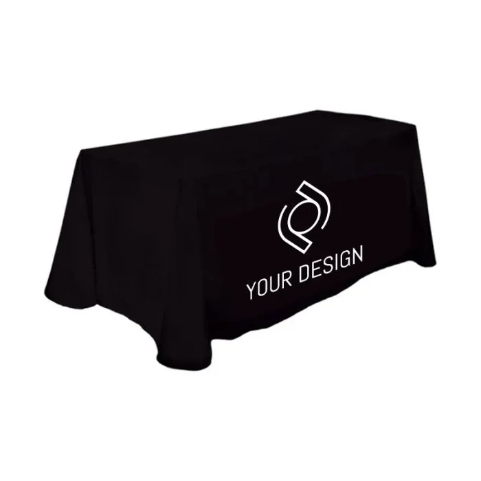 Custom Imprinted Table Cover - 100% Polyester Poplin
