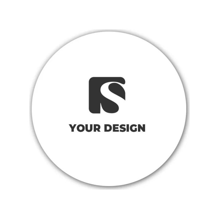Custom Laminated Plastic Round Lapel Pins 1" Diameter