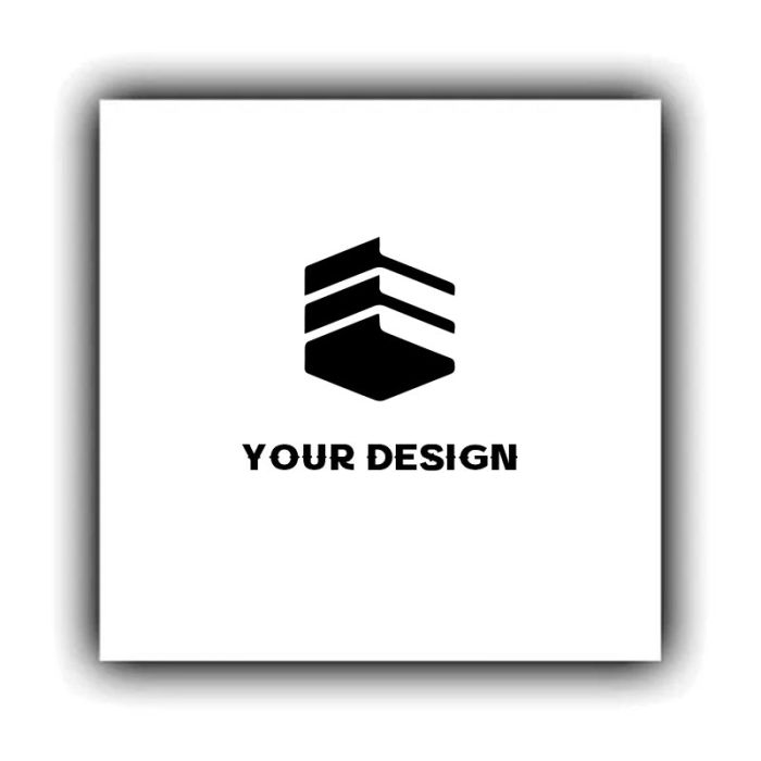 Custom Laminated Plastic Square Lapel Pins Versatile Promotional Item