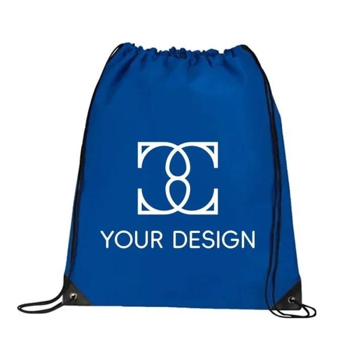 Custom Large Drawstring Cinch Backpack 20"H x 17"W