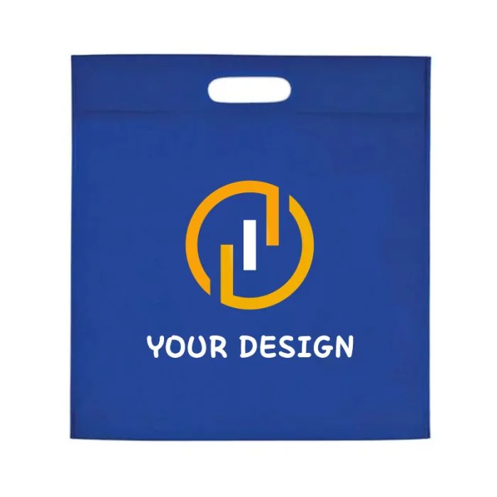 Custom Large Heat Sealed Non-Woven Exhibition Tote 16"H x 15"W