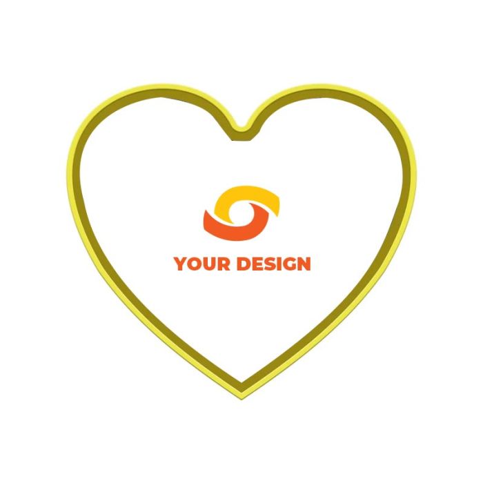 Custom Logo Heart-Shaped Lapel Pins with Thick Magnet