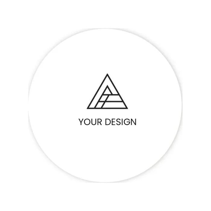 Custom Logo Laminated Plastic Round Lapel Pins