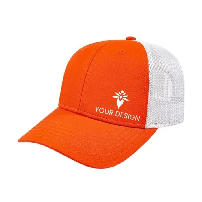 Custom Low Profile Structured Trucker Cap 