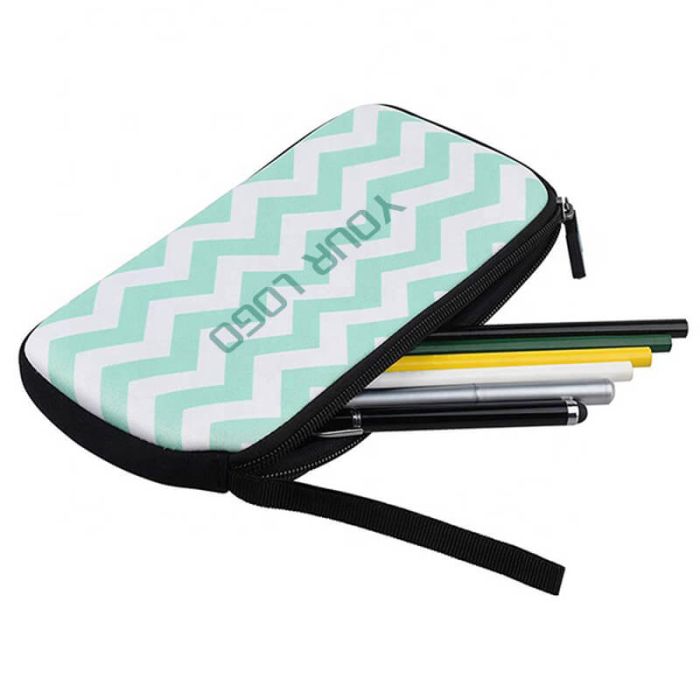 Custom Neoprene Fabric Pencil Bag Mini Storage Bag Portable Cosmetic Case