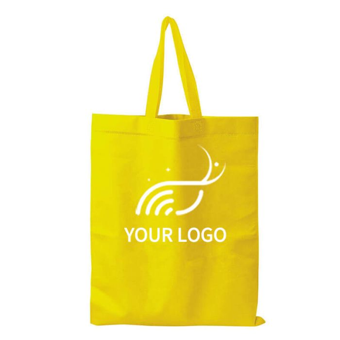 Custom Non-woven 7W x11H Shopping Bag Reusable Grocery Retail Bags