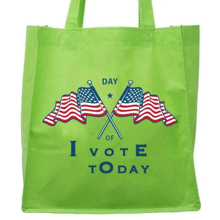 Custom Non-woven Shopping Bags 12W x 12.75H Eco-friendly Grocery Gift Tote Merchandise Bag