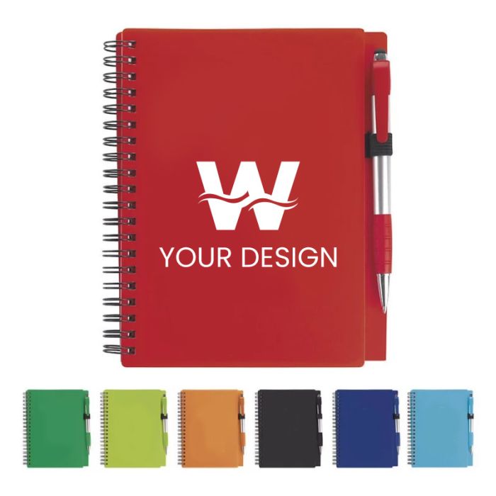 Custom Notebook with Element Stylus Pen: Essential Office Set for Business Events 
