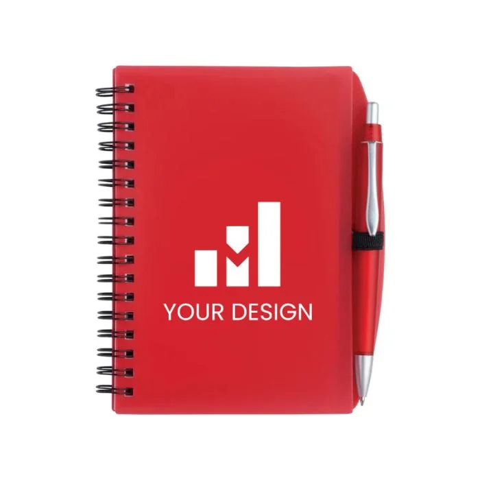 Custom Pen Pal Notebook Set with 68 Lined Sheets and Matching Pen 