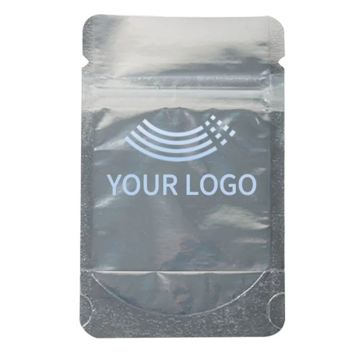 Custom Plastic Mylar Zipper Lock Pouches 0.13 Oz Smell Proof Storage Bag Retail Candy Gift Bags 