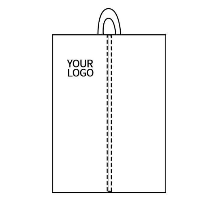 Custom Polyester Shoe Bags 10.8"H x 8"W Recycled Portable Dust-proof Shoes Storage Bag for Travel