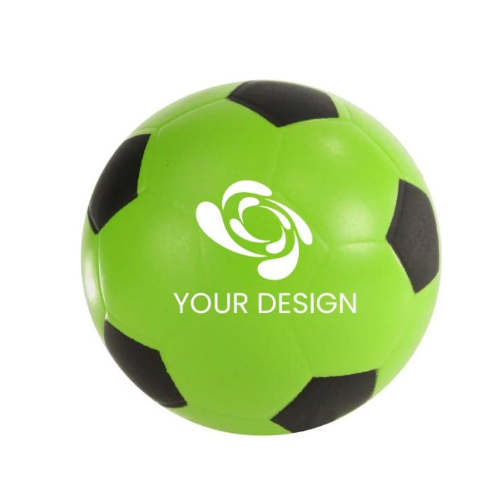 Custom Polyurethane Soccer Ball Stress Balls for Promotional Giveaways