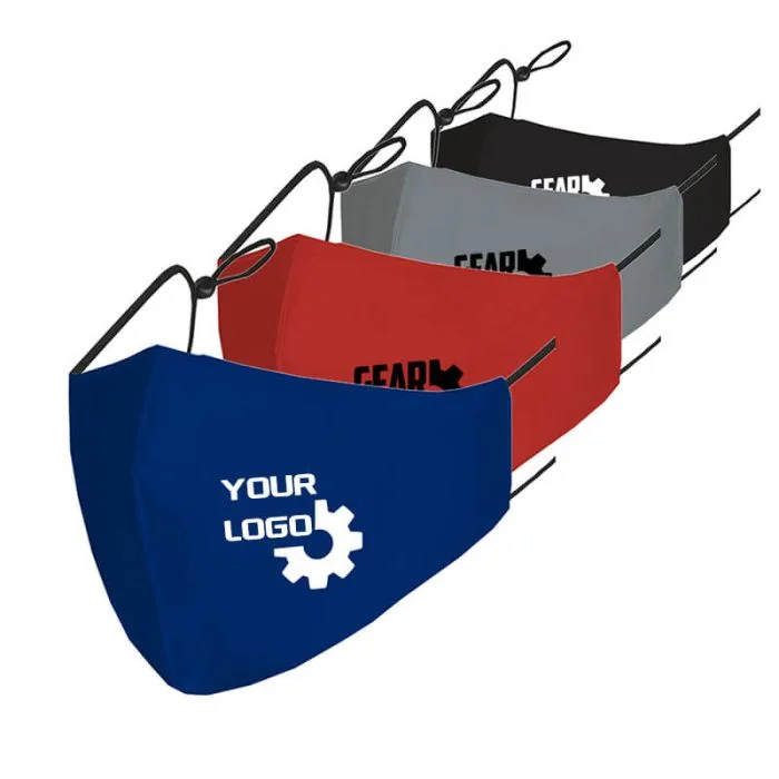 Custom Promotional Washable 2-Ply Face Masks Breathable Outdoor Cooling Mask