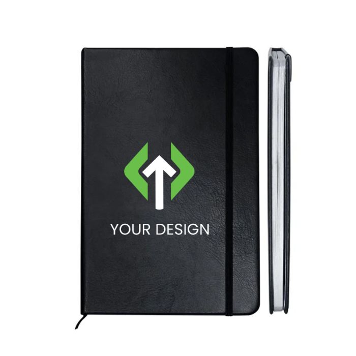 Custom Premium Engraved Notebook: Durable Hardcover Journal with Gilded Edges