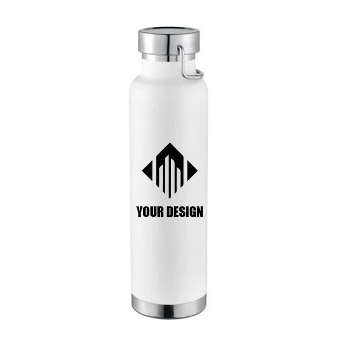 Custom Premium Stainless Steel Insulated Water Bottle 22 oz