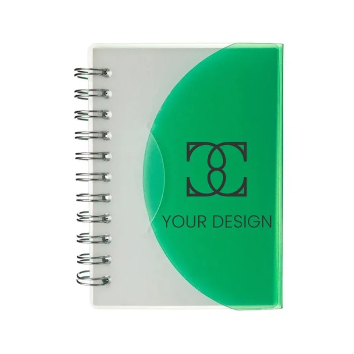 Custom Printed Mini Spiral Notebooks 4.25"H x 3.35"W 60 Lined Sheets