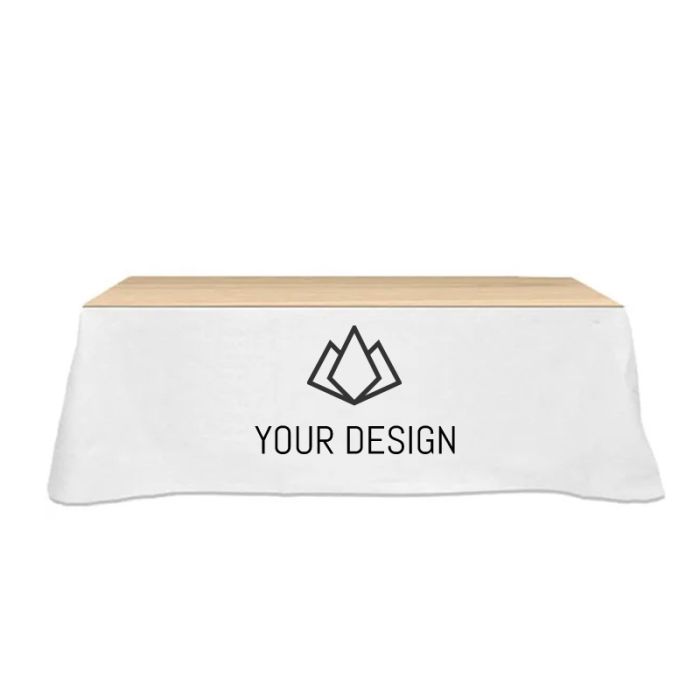 Custom Printed Table Skirt - Professional Trade Show Accessory