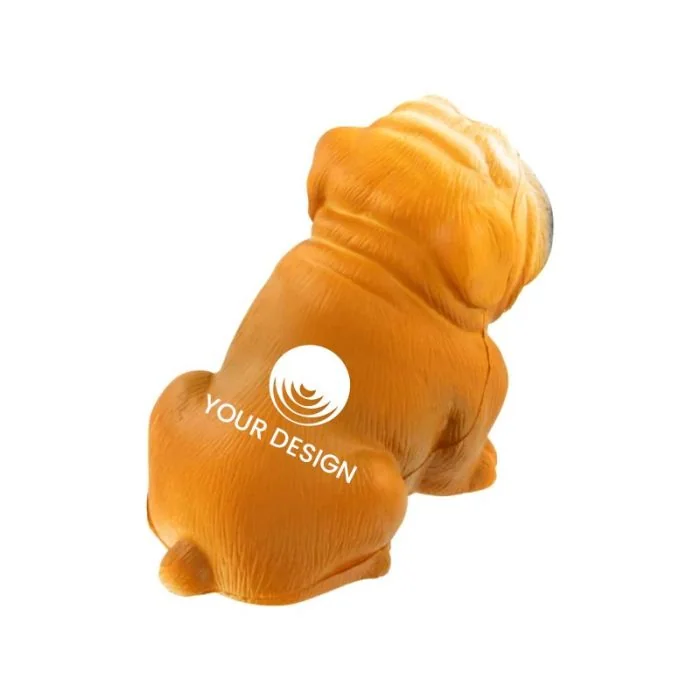Custom Promotional Squeezable Bulldog Stress Balls 
