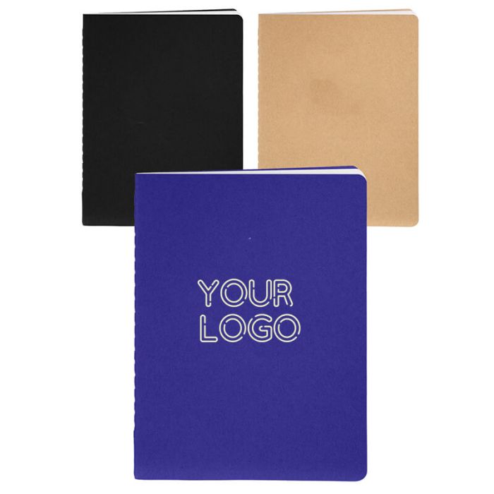 Custom Recycled Pocket Notebooks Paper Cover Lined Journal