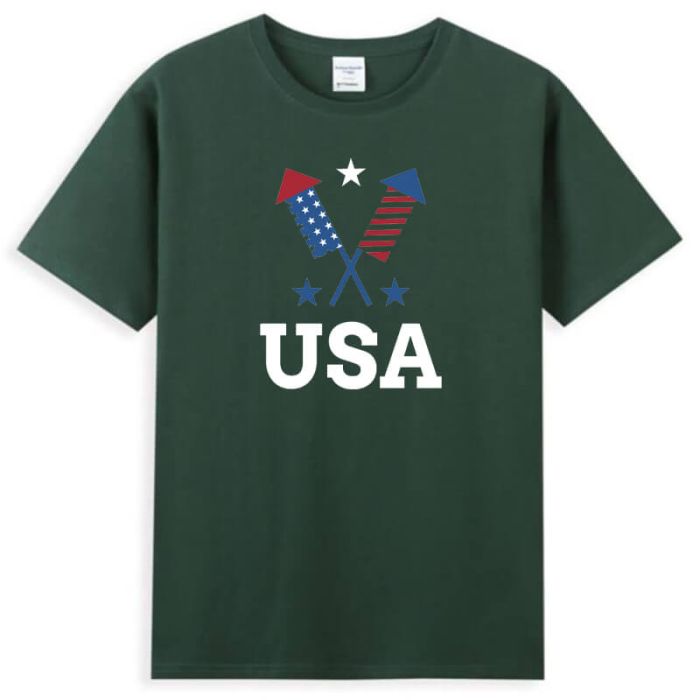 Custom Regular Fit Cotton Short Sleeve Crewneck T-Shirt Summer Top Round Neck Tee