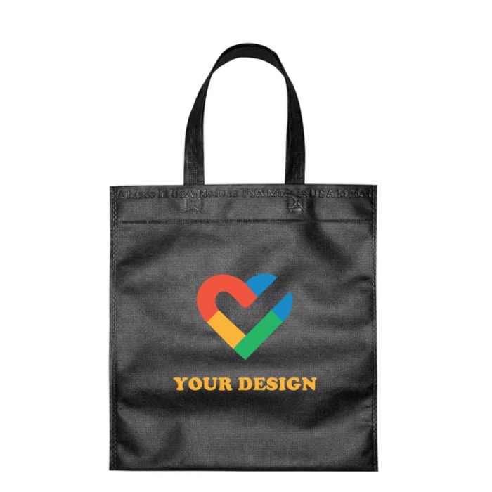Custom Reusable Non-Woven Gift Tote Bag 13.5" H x 12.5" W