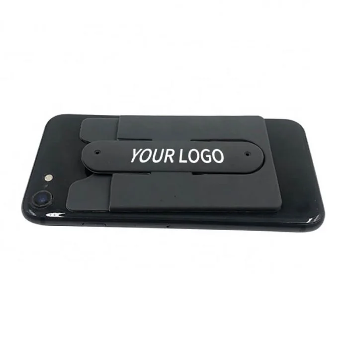 Custom Silicone Phone Wallet with Stand Card Holder Phone Pocket