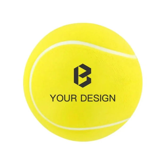 Custom Squeezable Polyurethane Tennis Ball Stress Balls 