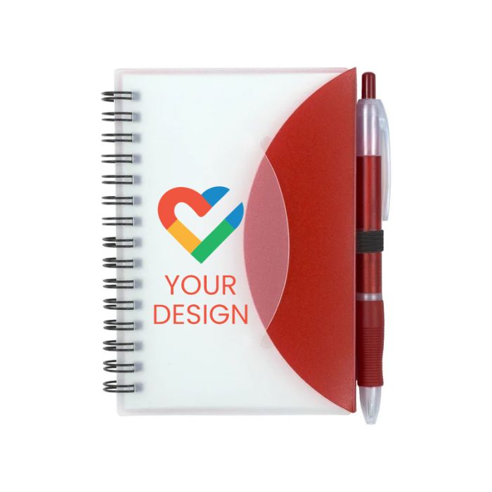 Custom Stylish Notepad Notebook with Matching Pen 