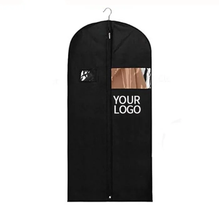 Custom Suit Bag Polyester Garment Bag for Traveling Hanging Clothes Storage