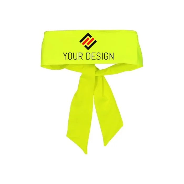 Custom Tie-Back Headbands Promotional Sweatbands for Sports and Fitness