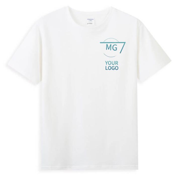 Custom Unisex Cotton Crewneck Short Sleeve T-shirt Classic Fit Workout Tee Shirt for Sports Gym