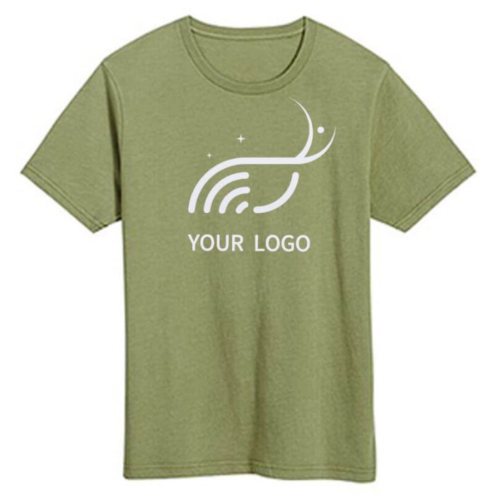 Custom Unisex Crewneck Short Sleeve Moisture Wicking Top Crewneck Athletic Gym Round Neck Workout Tee Shirt