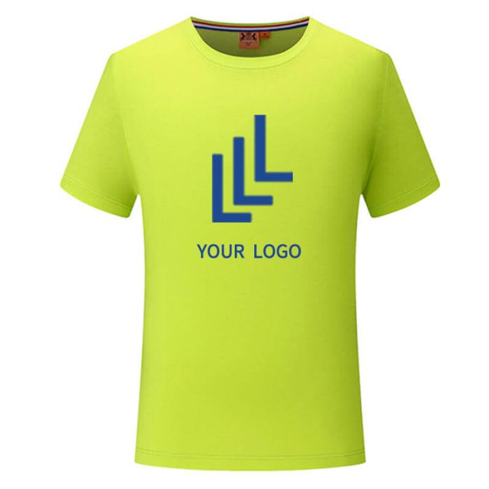 Custom Unisex Short Sleeve Soft Undershirt Crewneck Top T-Shirt Casual Round Neck Workout Tee 