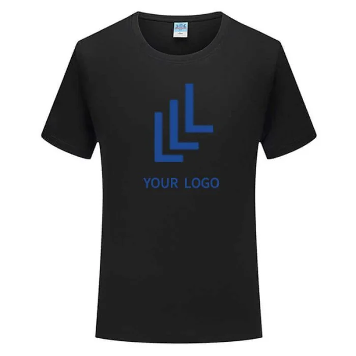 Custom Unisex Crewneck Short Sleeve T-shirt Cotton Class Fit Tee Shirt for Sports Gym