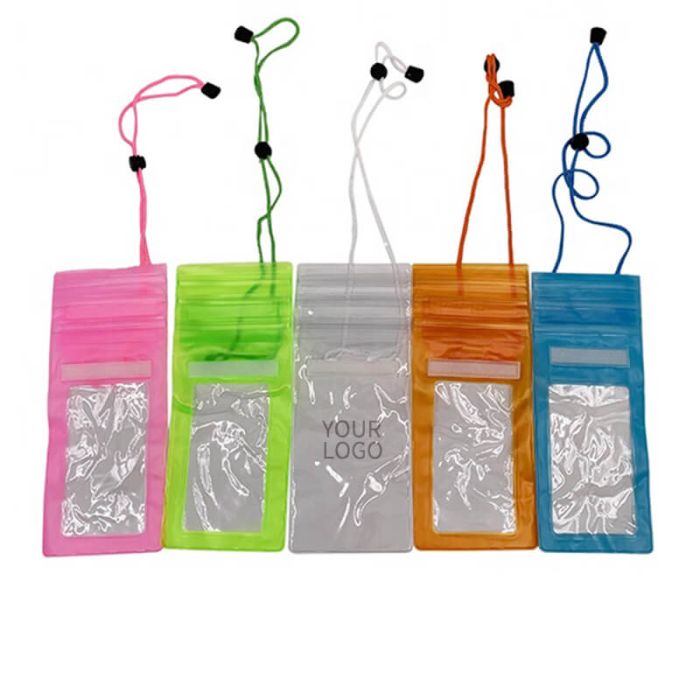 Custom Waterproof PVC Phone Bag Universal Cellphone Dry Bag Mobile Phones Pouch