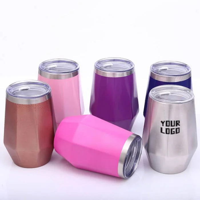 Custom Wholesale Irregular 304 Stainless Steel Double Wall Tumbler Vacuum Insulated Coffee Mug