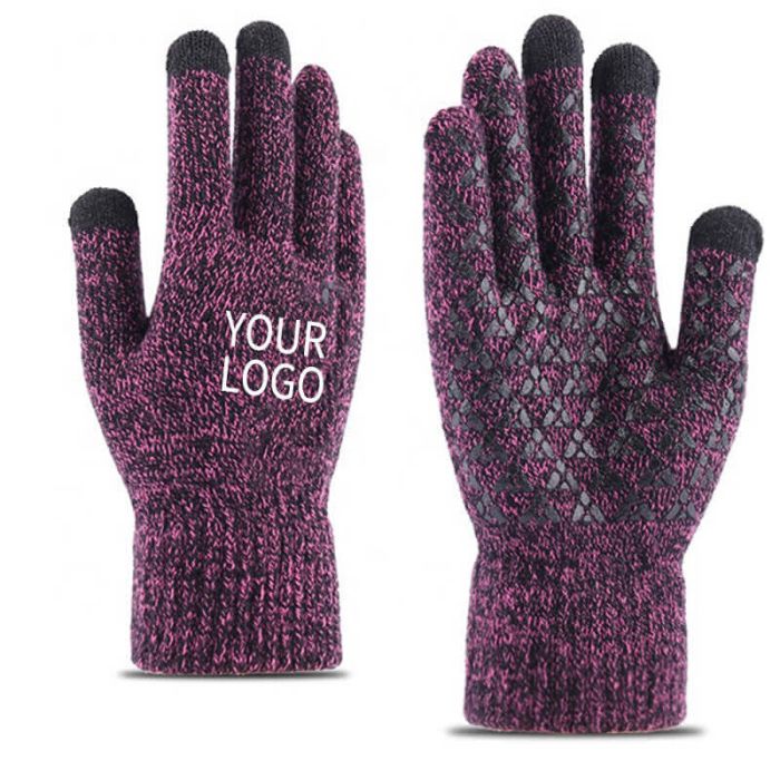 Custom Winter Gloves Touch Screen Texting Warm Gloves for Men Women