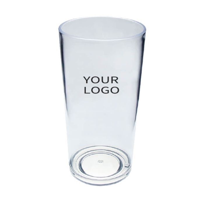 Custom 10oz. Plastic Transparent Cups Water Juice Cup Tall Tumblers for Cold Drinks