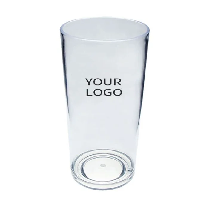 Custom 10oz. Plastic Transparent Cups Water Juice Cup Tall Tumblers for Cold Drinks